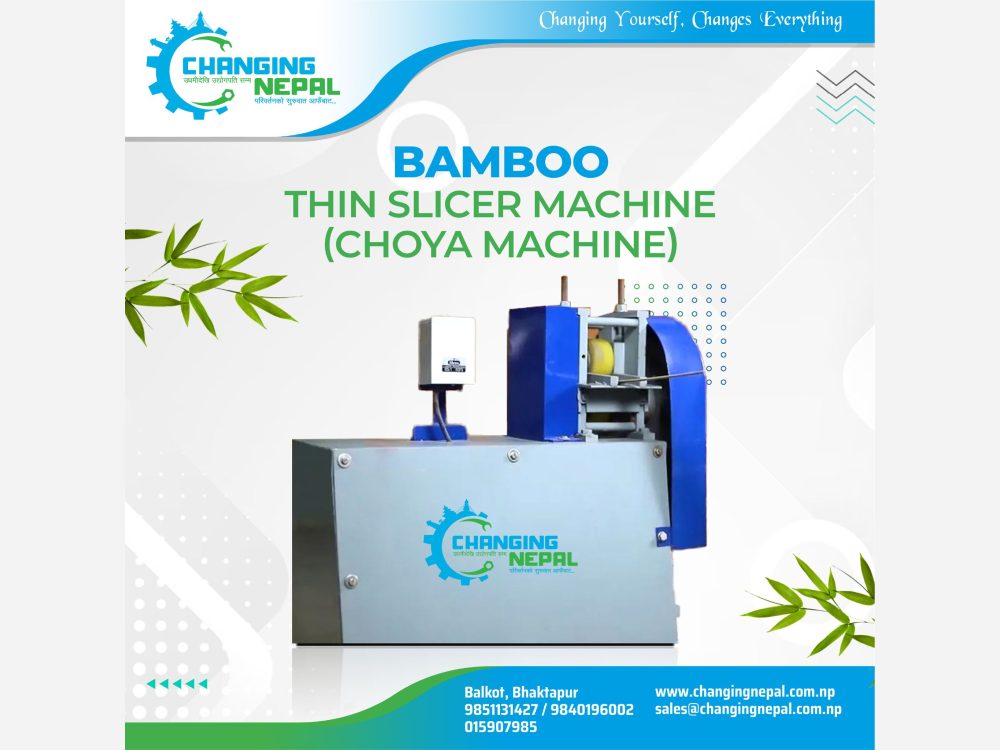 Choya Making Machine -  Bamboo Thin Slicer Machine